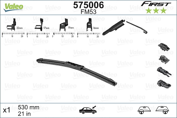 Valeo 575006 Ruitenwisserblad